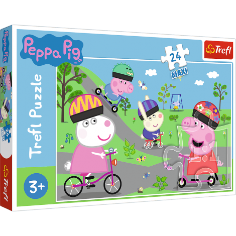 Puzzle Trefl Maxi 24el Świnka Peppa: Aktywny dzień